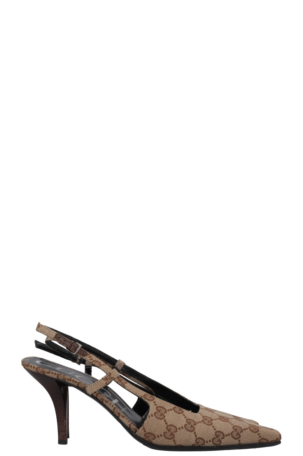 Luxury Gucci Trending 2025 GG Supreme Slingback Heels