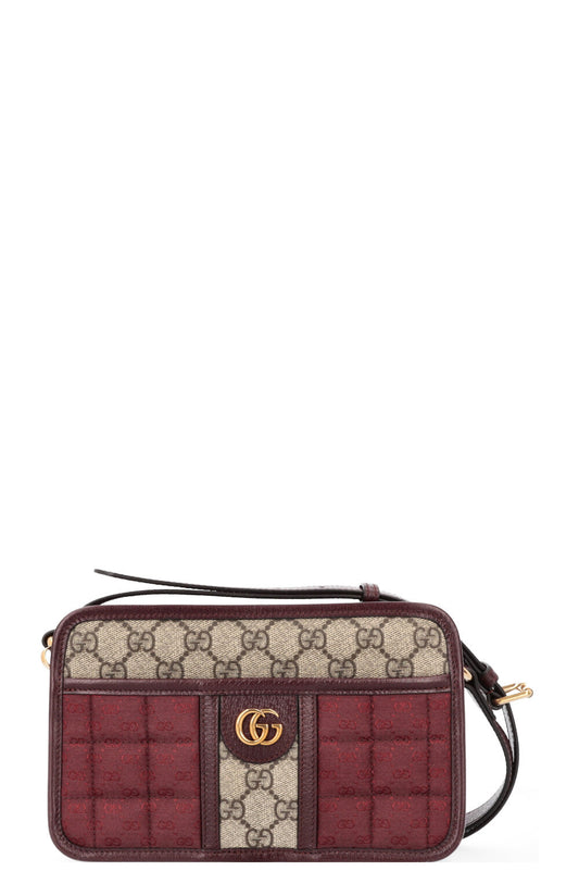 Luxury Gucci Trending 2025 GG Supreme Crossbody Bag Red