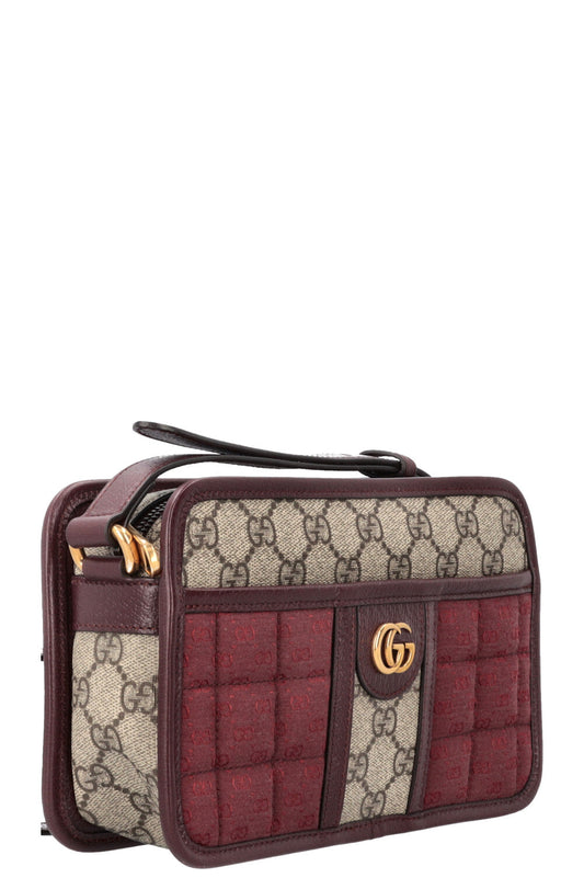 Luxury Gucci Trending 2025 GG Supreme Crossbody Bag Red