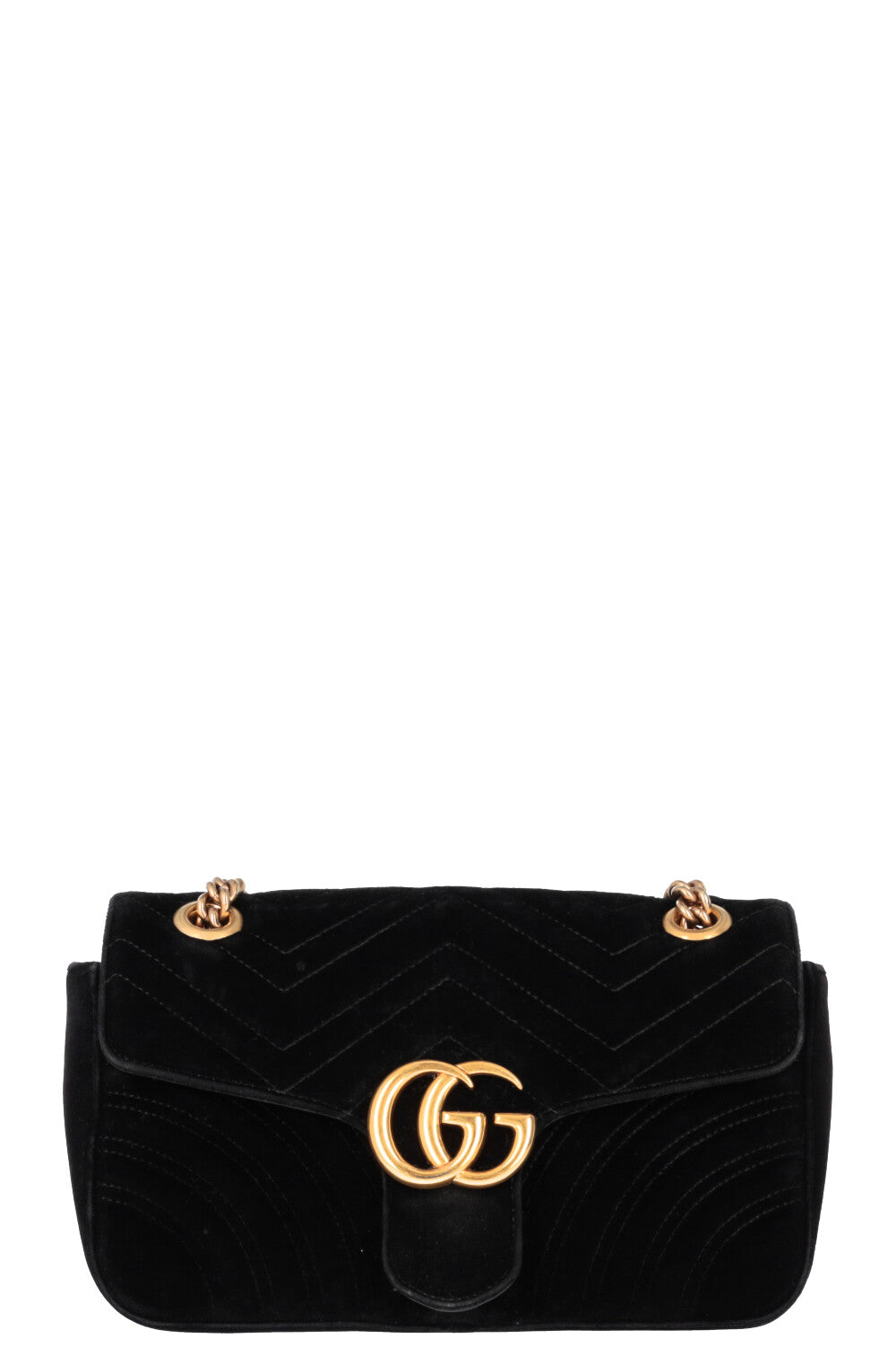 Luxury Gucci Trending 2025 Marmont Small Bag Velvet Black