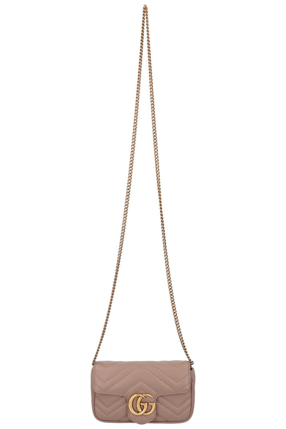 Luxury Gucci Trending 2025 Marmont Mini Crossbody Bag Dusty Rose