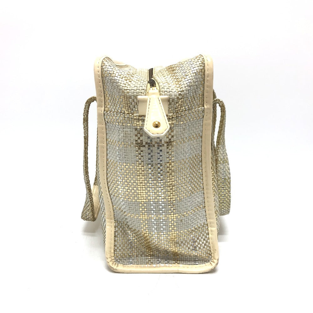 LOUIS VUITTON Handbag M95416 leather Gold / Silver street shopper PM