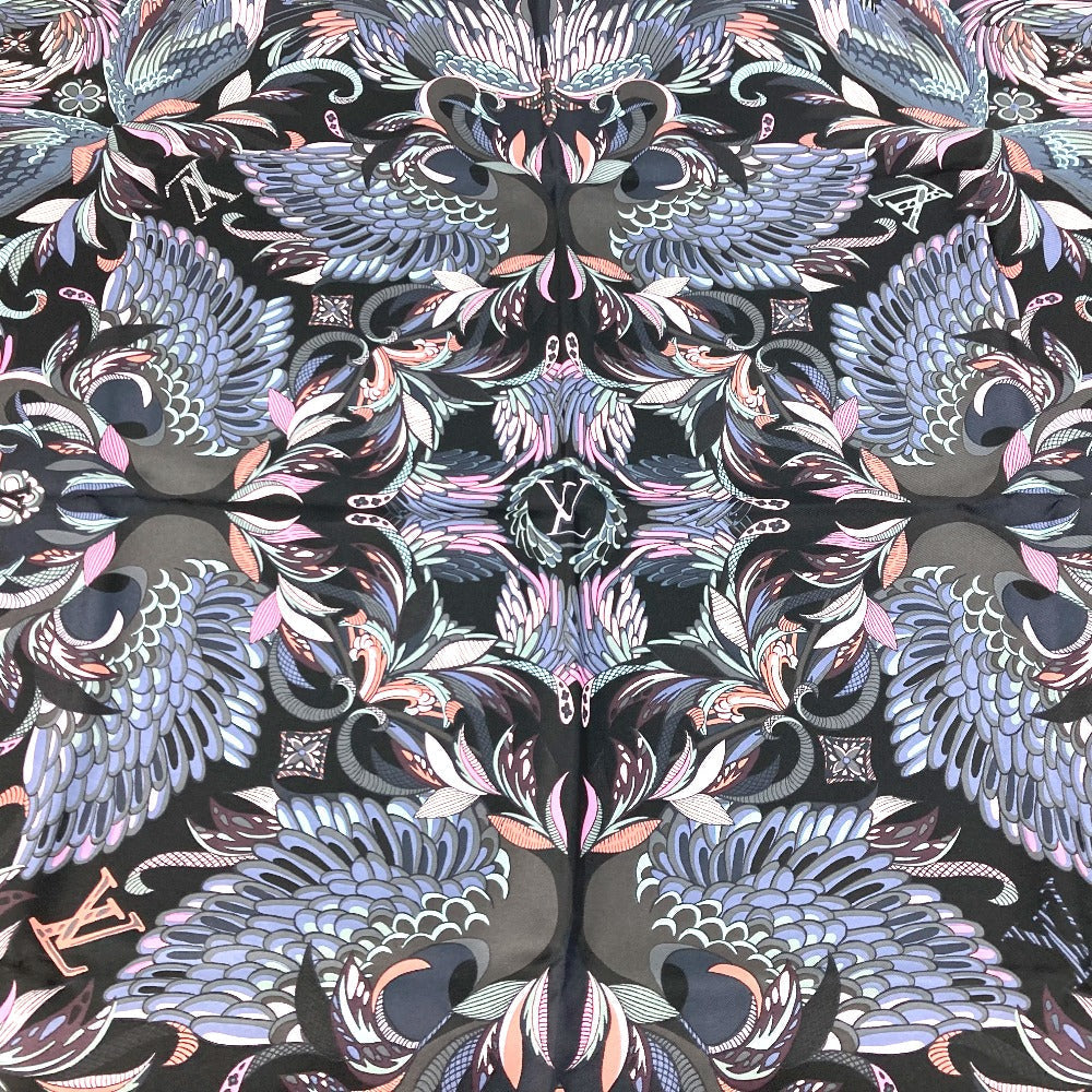 LOUIS VUITTON scarf M71429 silk multicolor Floral pattern flower logo Women