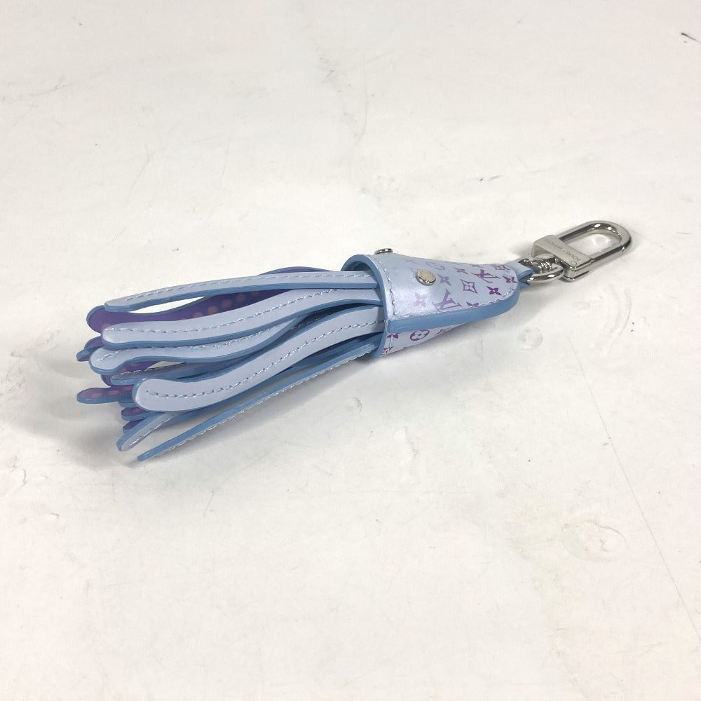LOUIS VUITTON key ring M01927 leather blue Monogram Bag charm: LV Octopus