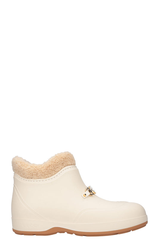 Luxury Gucci Trending 2025 Zumi Rubber Boots Beige