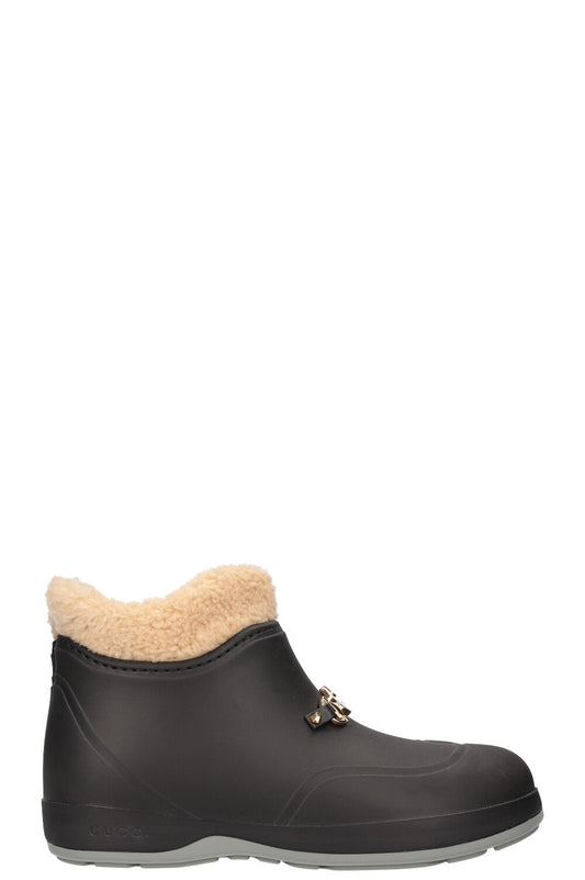 Luxury Gucci Trending 2025 Zumi Rubber Boots Black
