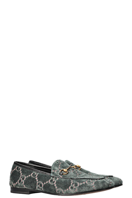 Luxury Gucci Trending 2025 Jordaan Loafers Sage