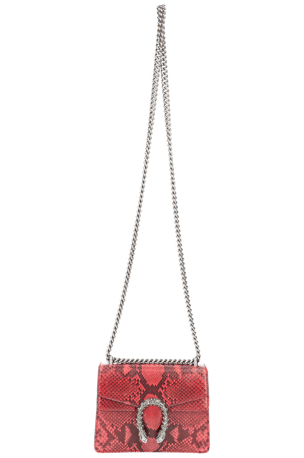 Luxury Gucci Trending 2025 Dionysus Bag Mini Phyton Red