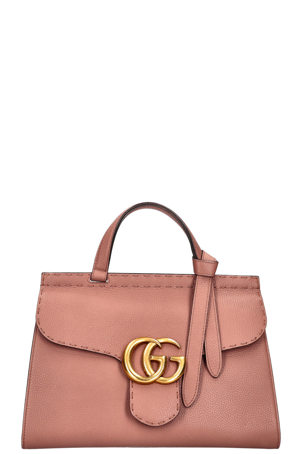 Luxury Gucci Trending 2025 Marmont Top Handle Bag Powder