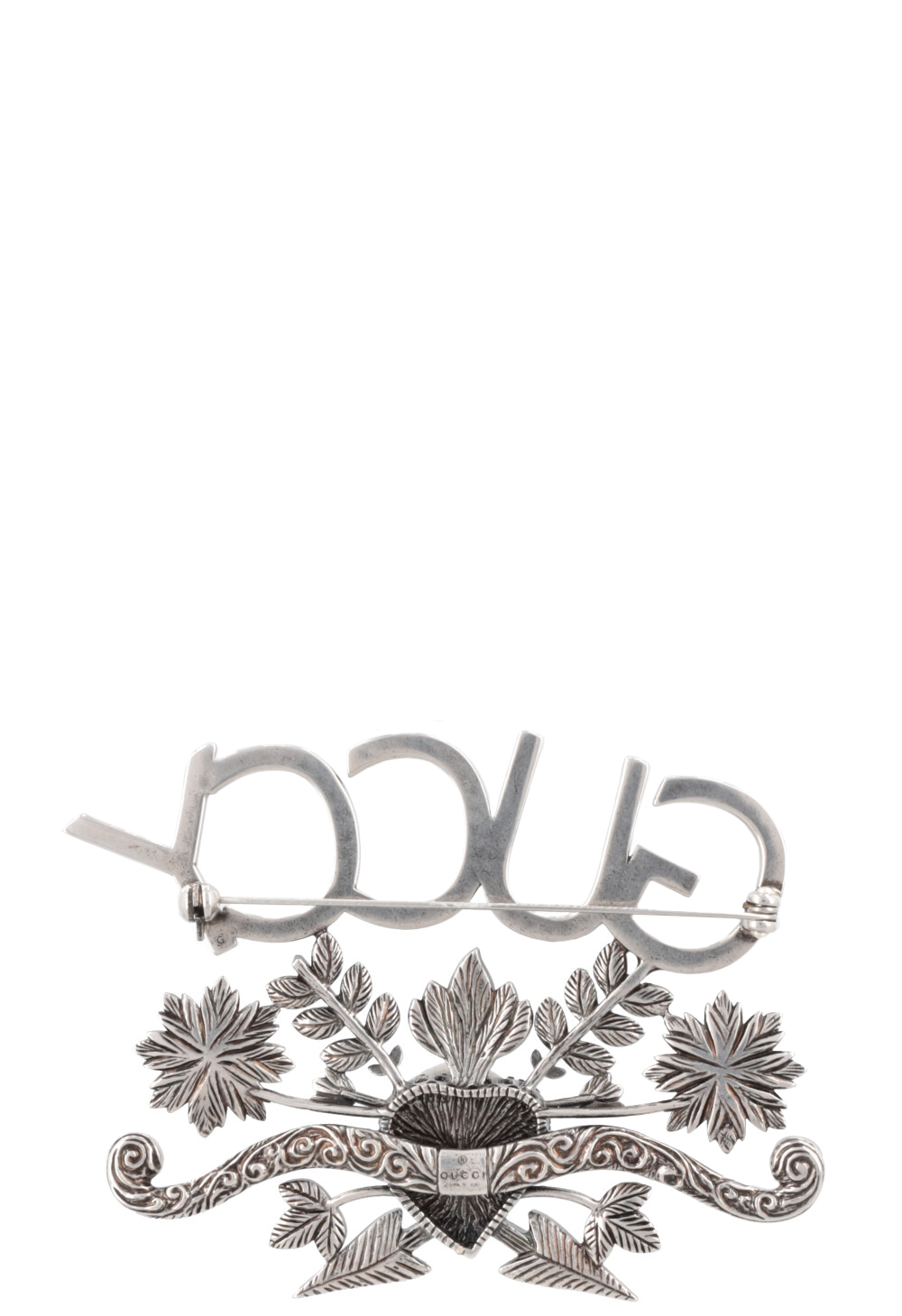 Luxury Gucci Trending 2025 Strass Guccy Brooch Silver