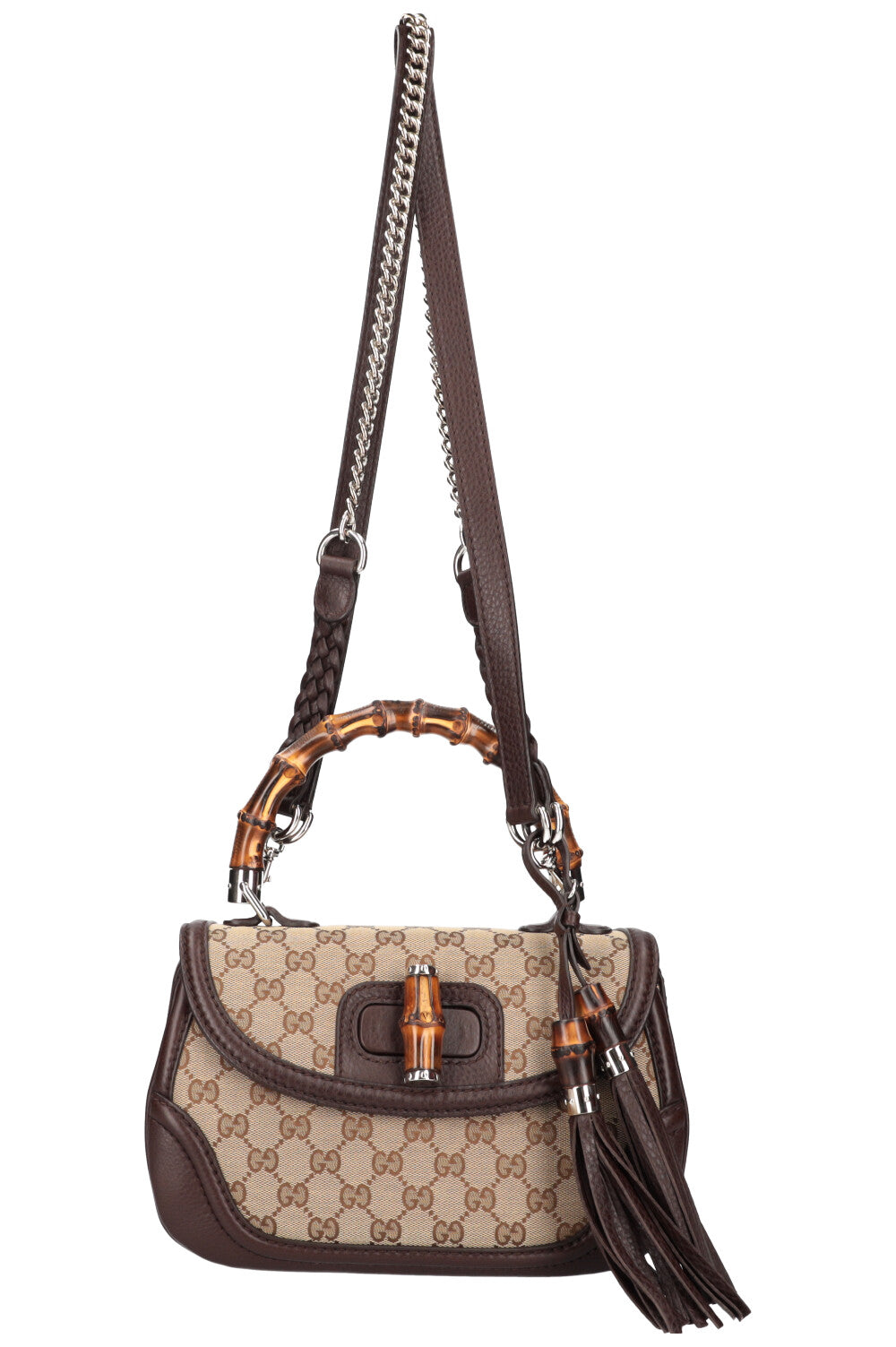 Luxury Gucci Trending 2025 Bamboo Top Handle Bag Canvas