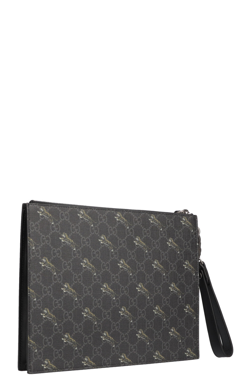 Luxury Gucci Trending 2025 GG Supreme Tiger Pouch with Strap
