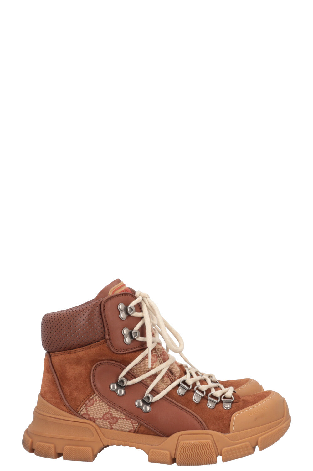 Luxury Gucci Trending 2025 Original Journey Hiking Boots Camel