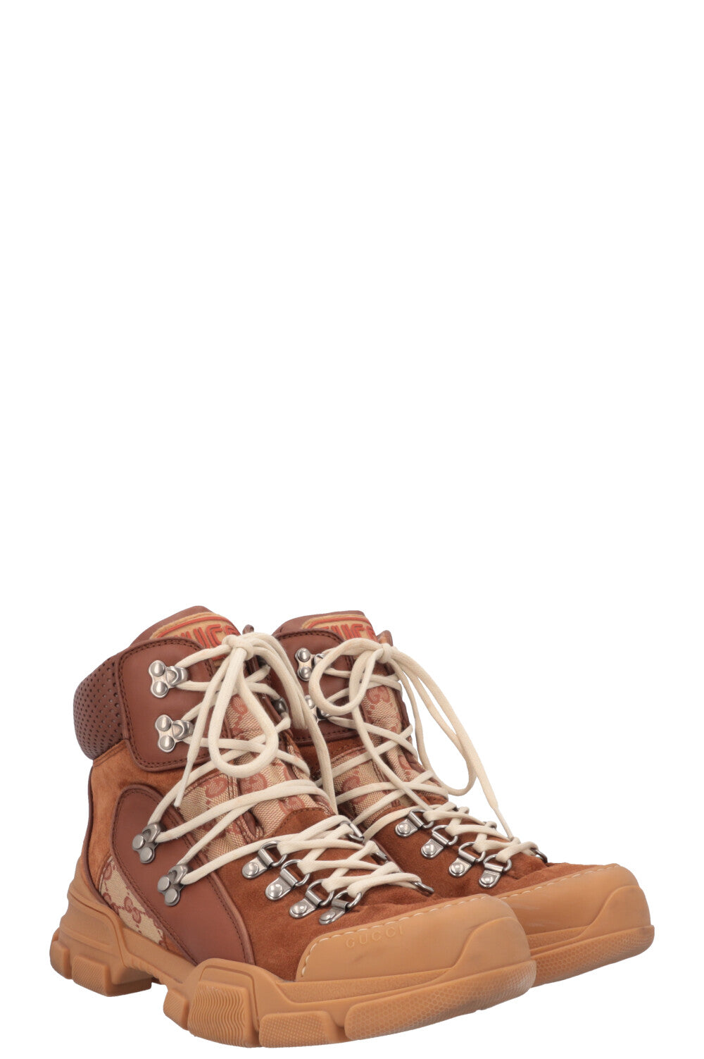Luxury Gucci Trending 2025 Original Journey Hiking Boots Camel