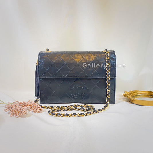 No.2107-Chanel Vintage Lambskin Flap Bag