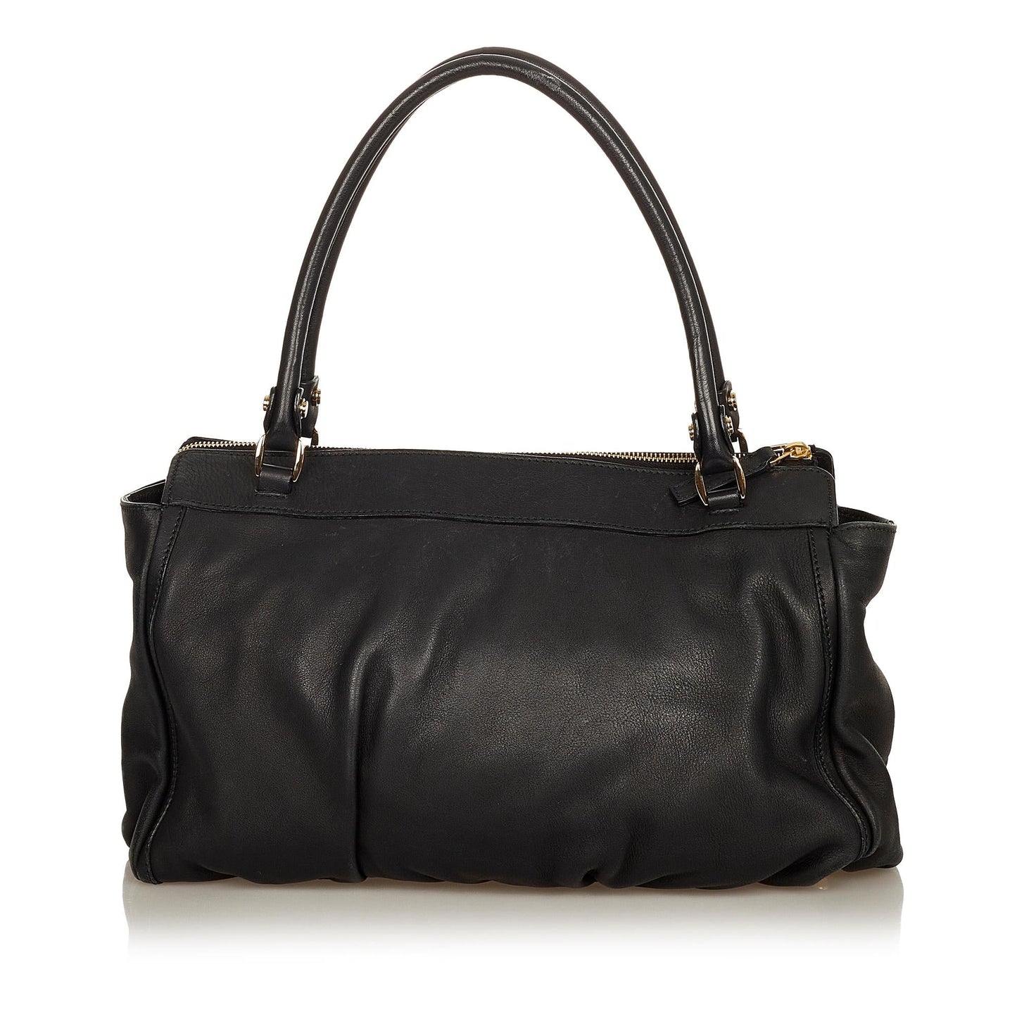 Gucci Abbey D-ring Leather Shoulder Bag (SHG-31845)