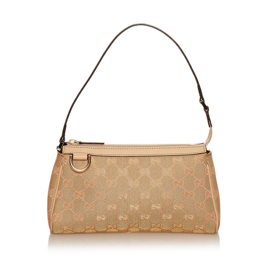 Gucci Abbey GG Canvas Baguette (SHG-29559)