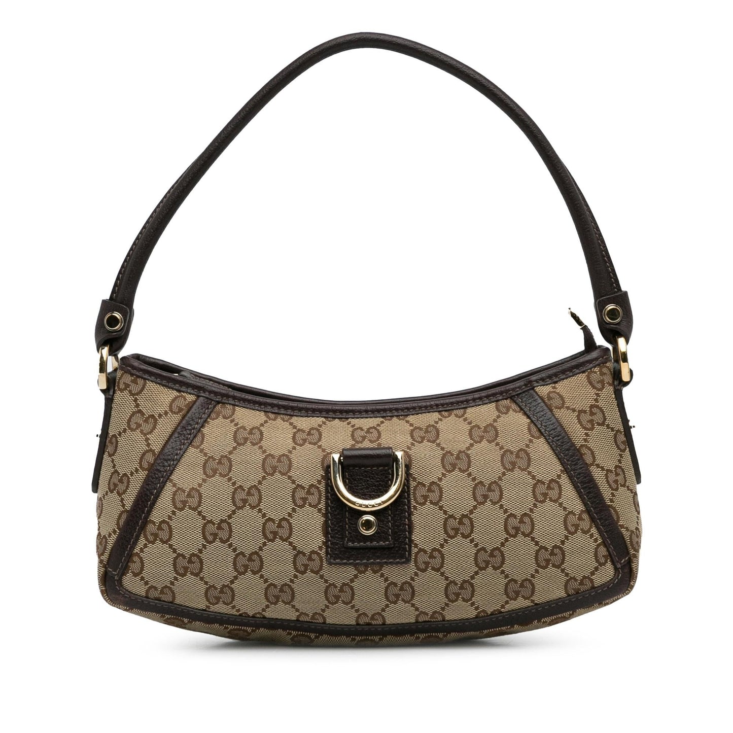 Gucci Abbey GG Canvas Baguette (SHG-1o7xzY)