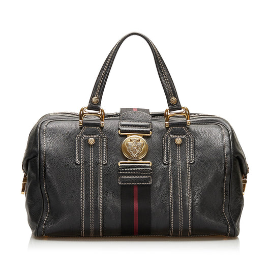 Gucci Aviatrix Leather Boston Bag (SHG-35967)
