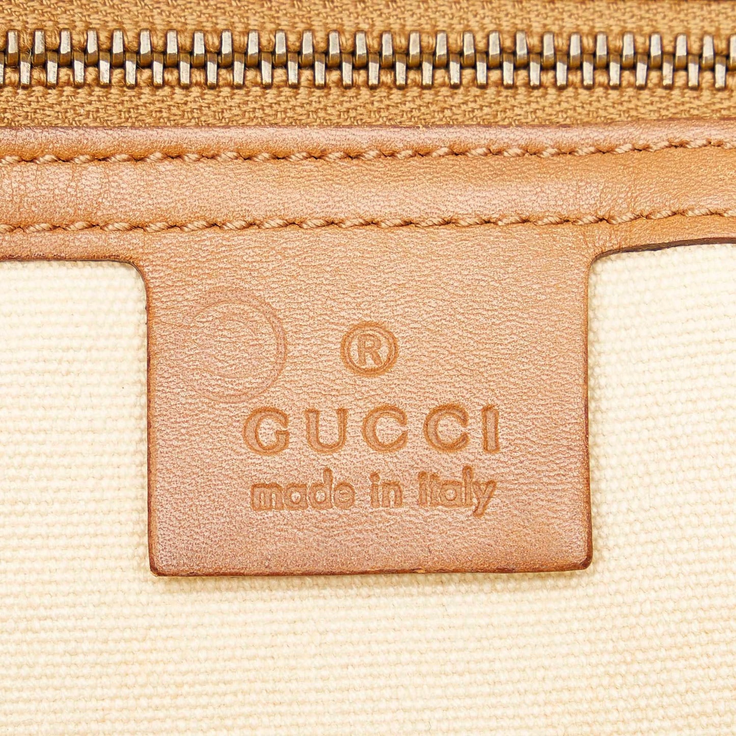 Gucci Bamboo Canvas Handbag (SHG-20998)