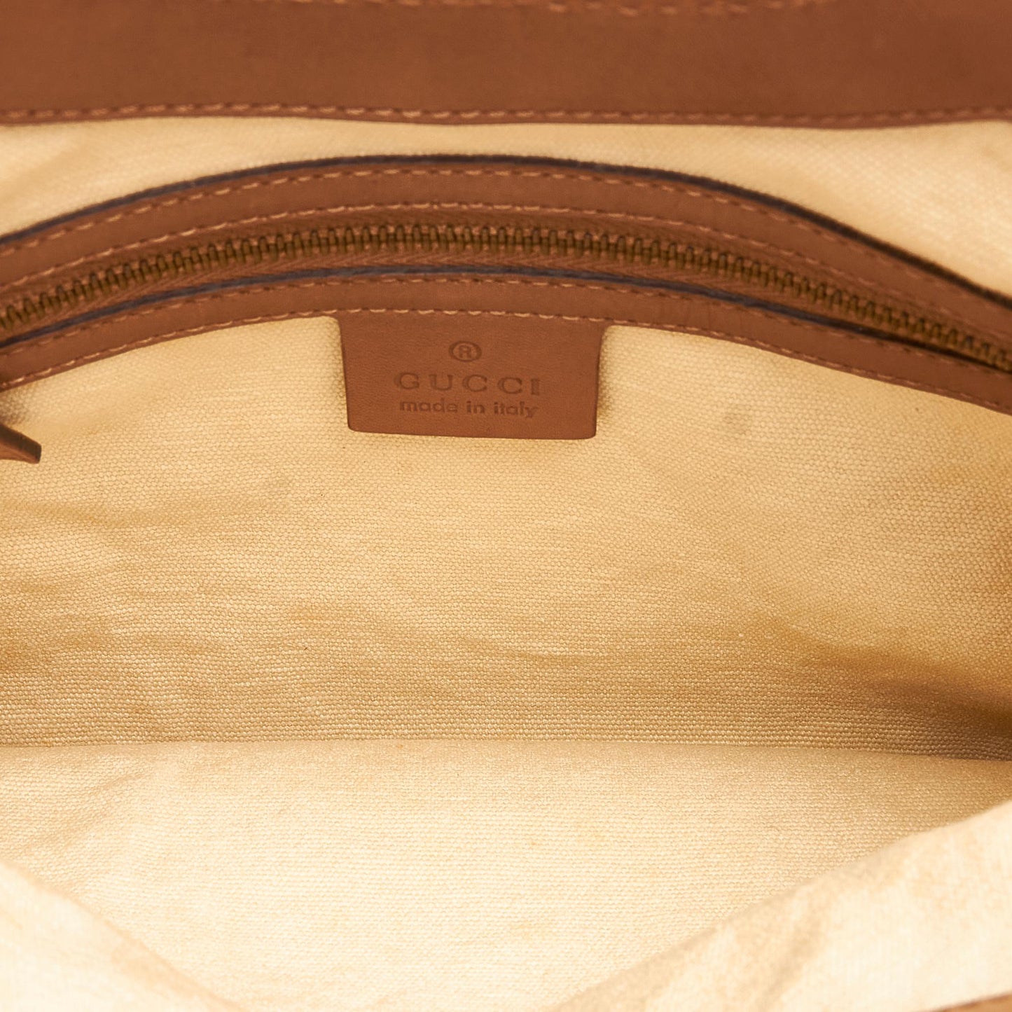 Gucci Bamboo Canvas Handbag (SHG-25145)