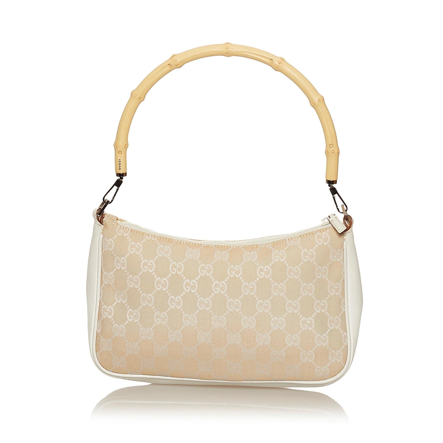 Gucci Bamboo GG Canvas Baguette (SHG-29302)