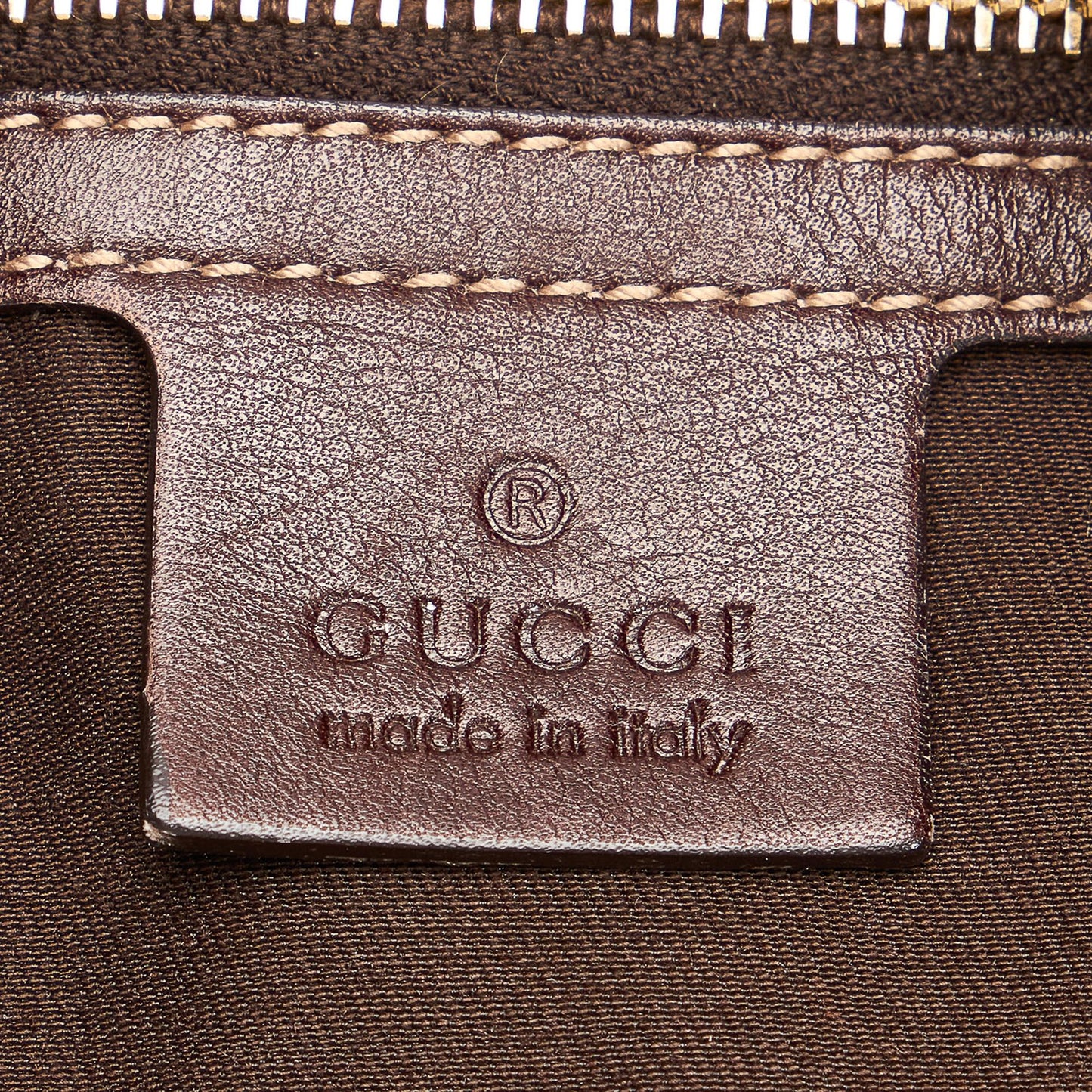 Gucci Bamboo GG Canvas Peggy Satchel (SHG-27270)