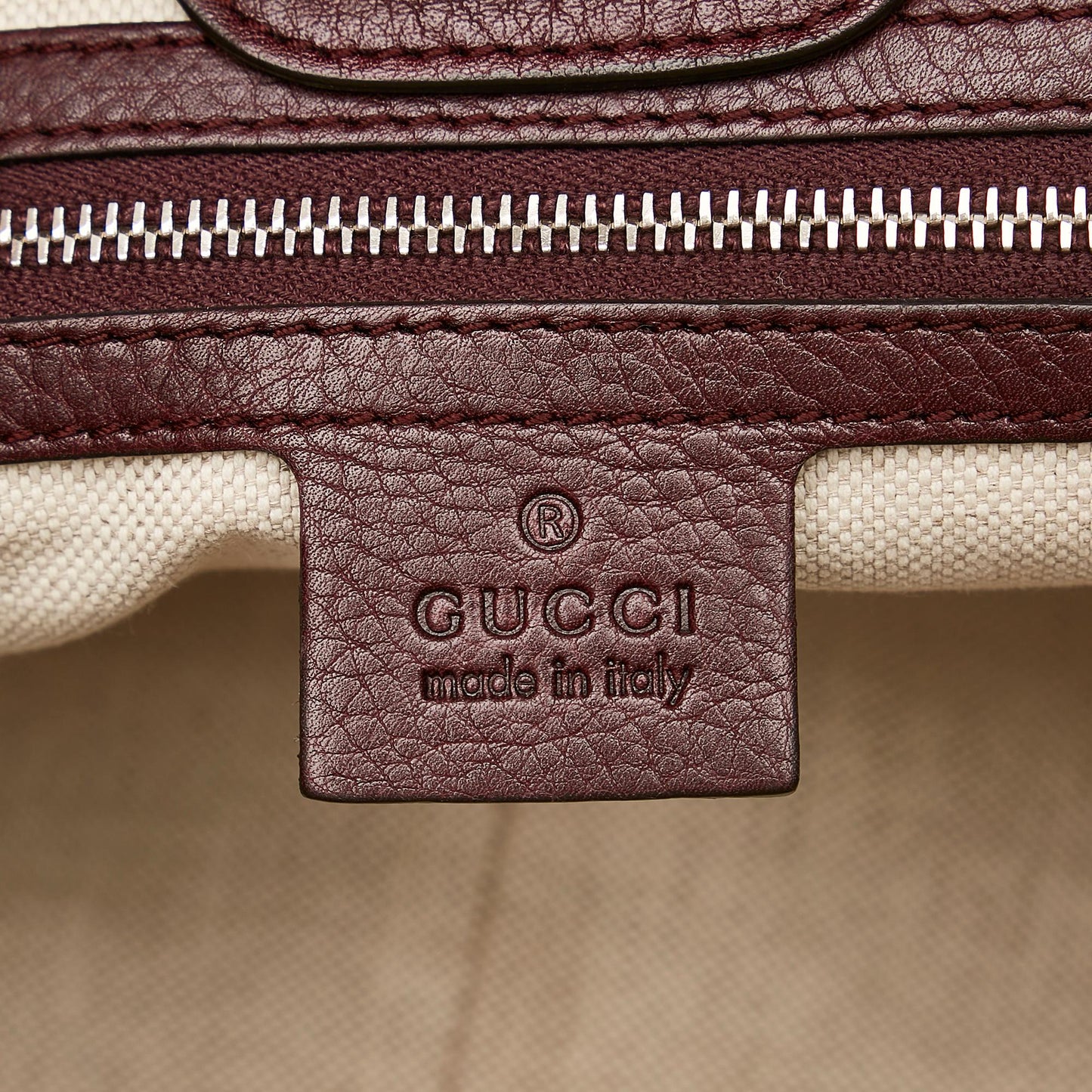 Gucci Bamboo GG Canvas Tassel Tote Bag (SHG-34793)