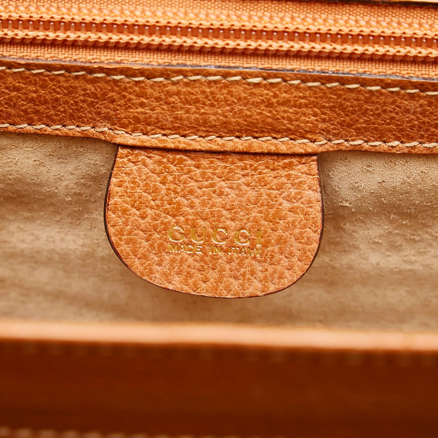 Gucci Bamboo Leather Business Bag (SHG-35046)