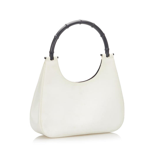 Gucci Bamboo Leather Handbag (SHG-17674)