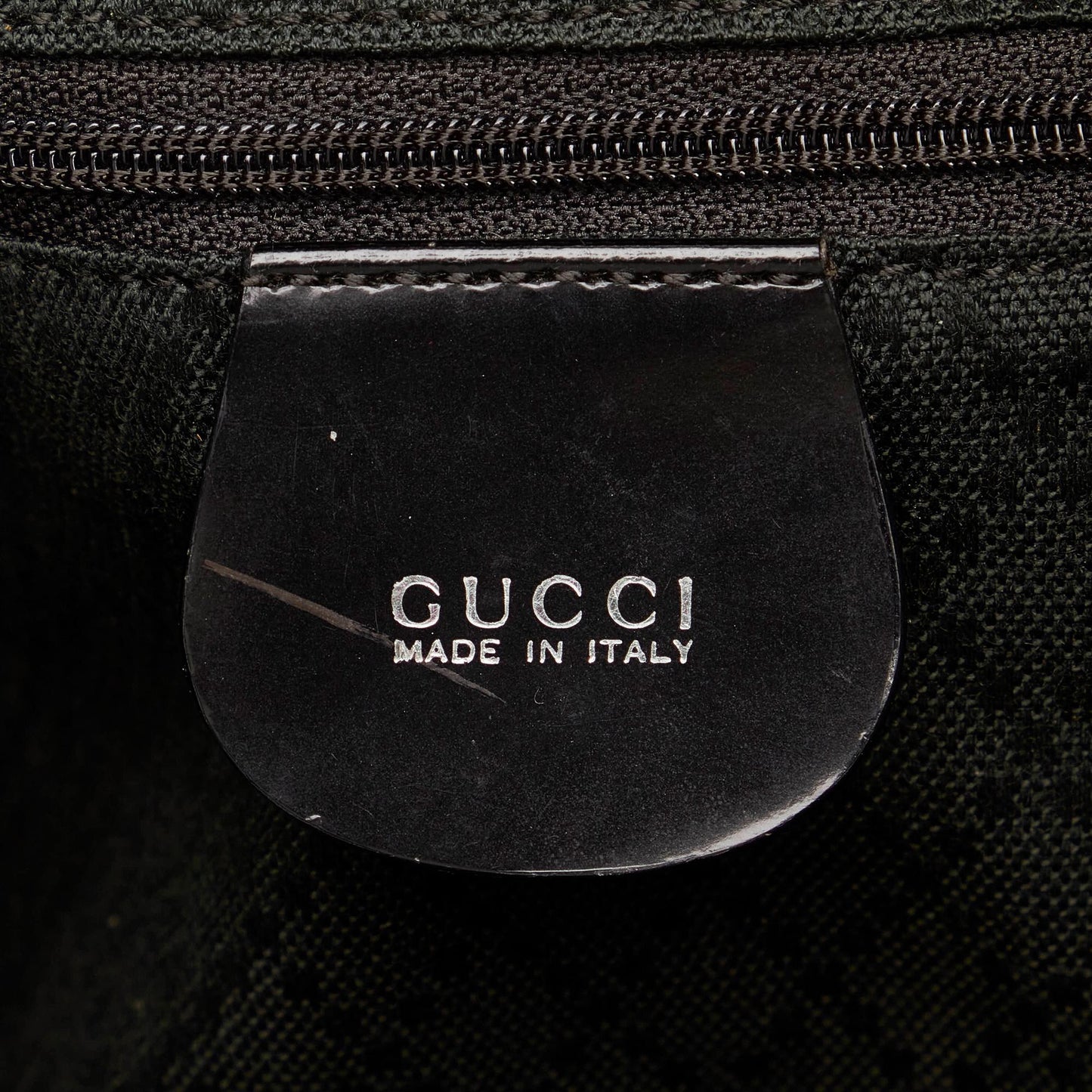 Gucci Bamboo Nylon Satchel (SHG-28477)