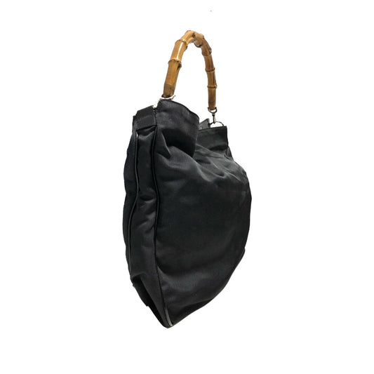 Gucci Bamboo Nylon Satchel (SHG-36141)
