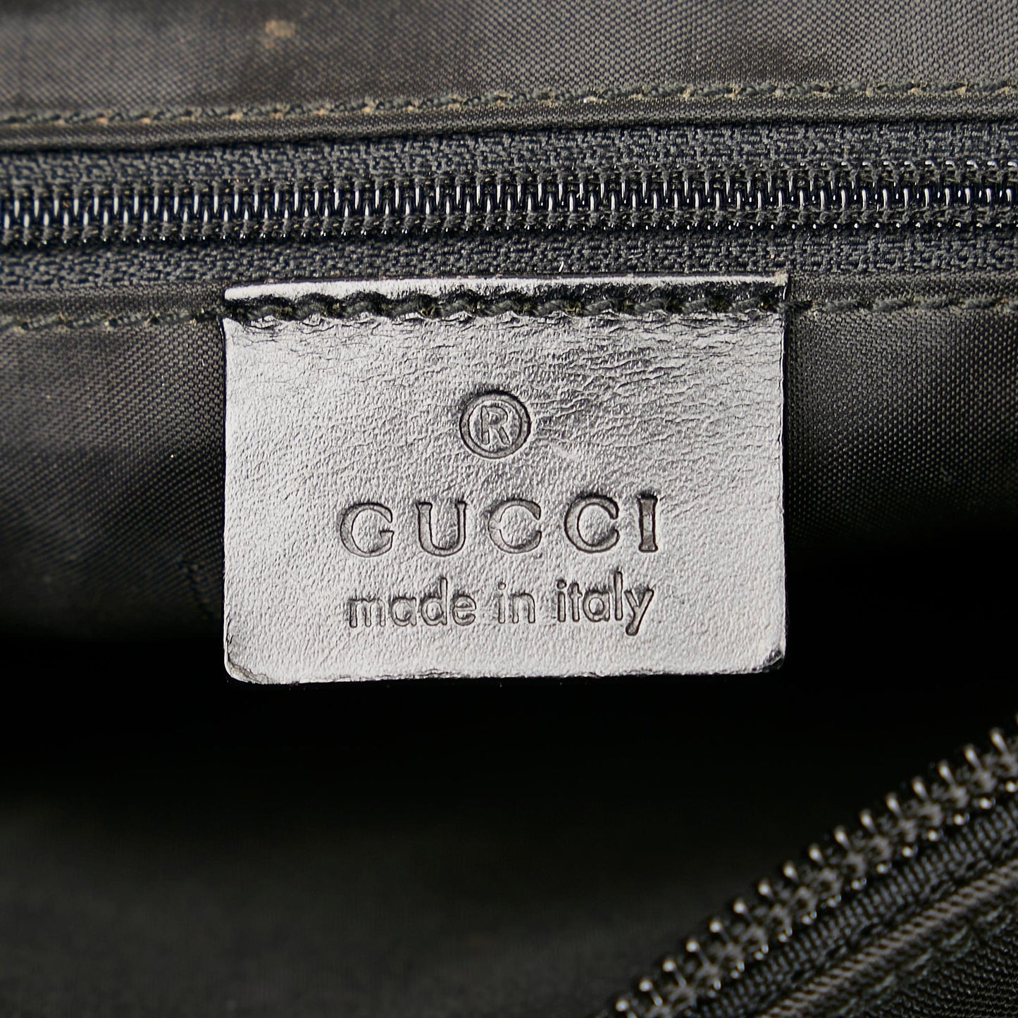 Gucci Bamboo Nylon Satchel (SHG-36702)
