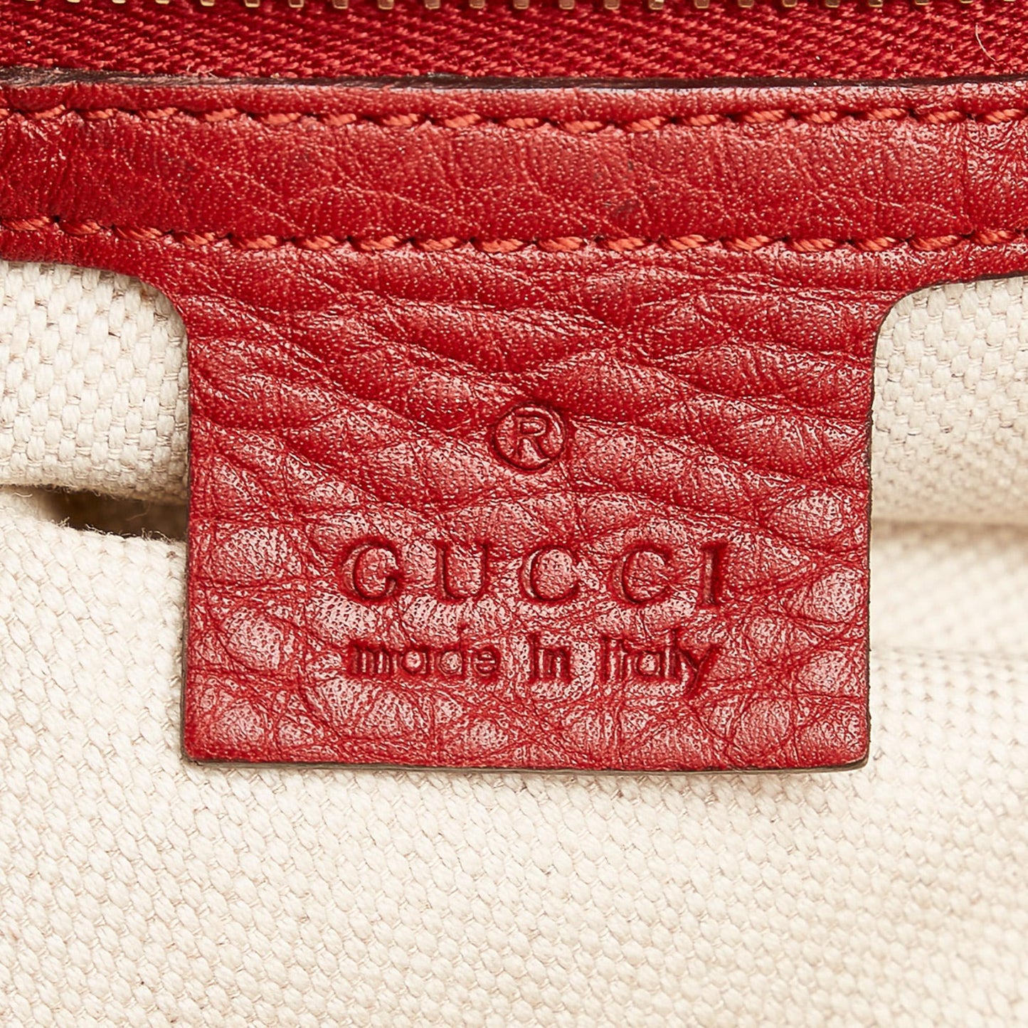Gucci Bamboo Shopper Leather Satchel (SHG-37607)