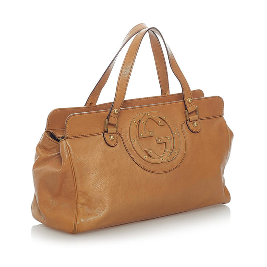 Gucci Blondie Leather Handbag (SHG-32888)