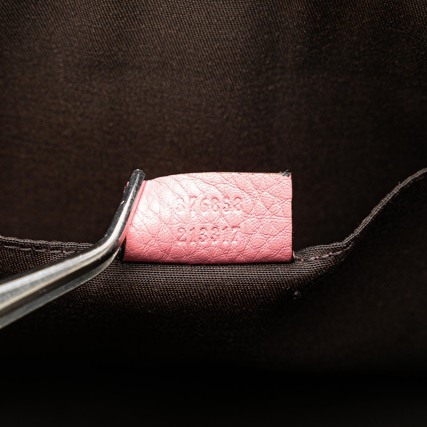 Gucci Calfskin Bamboo Tassel Clutch