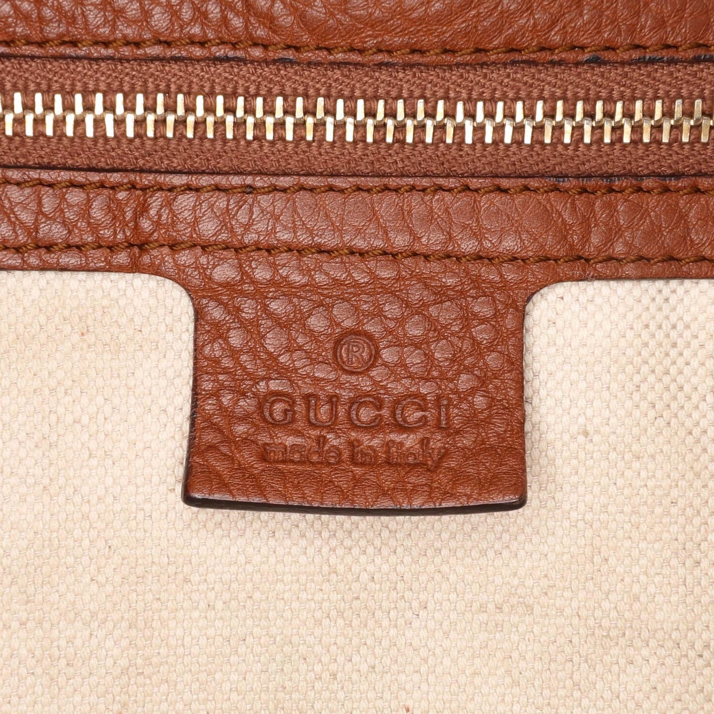 Gucci Calfskin Bella Satchel
