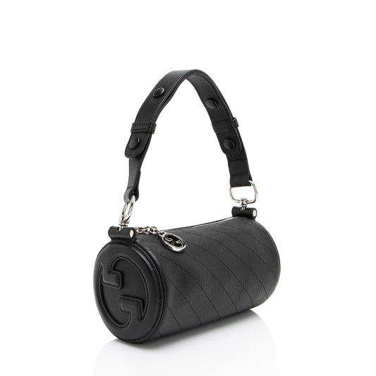 Gucci Calfskin Blondie Mini Barrel Bag