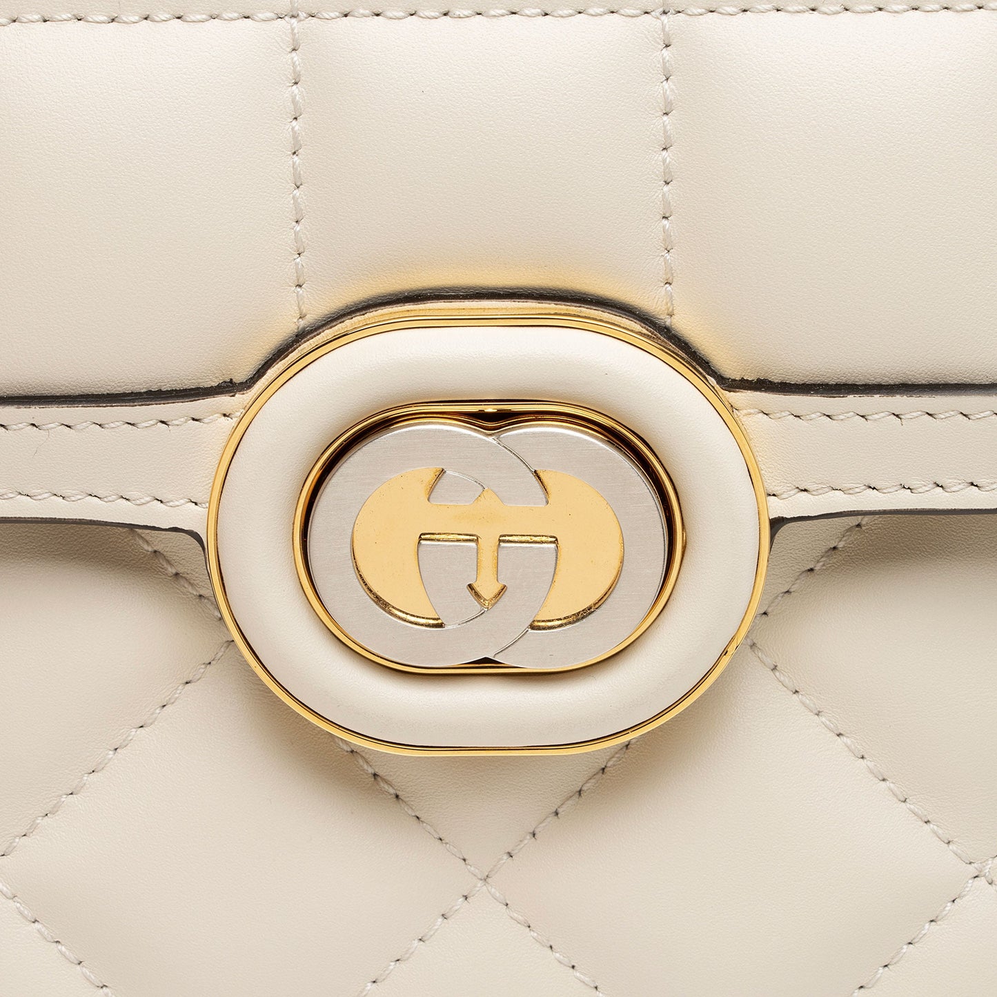 Gucci Calfskin Deco Mini Shoulder Bag