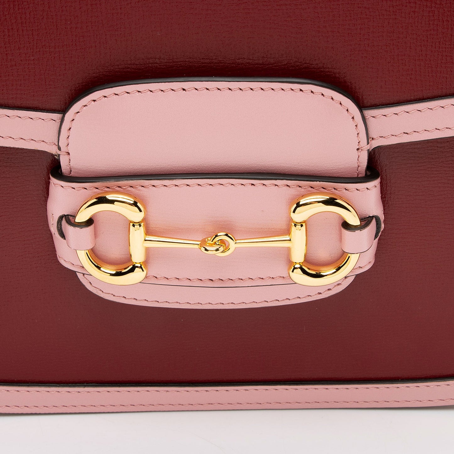 Gucci Calfskin Horsebit 1955 Bicolor Medium Bag
