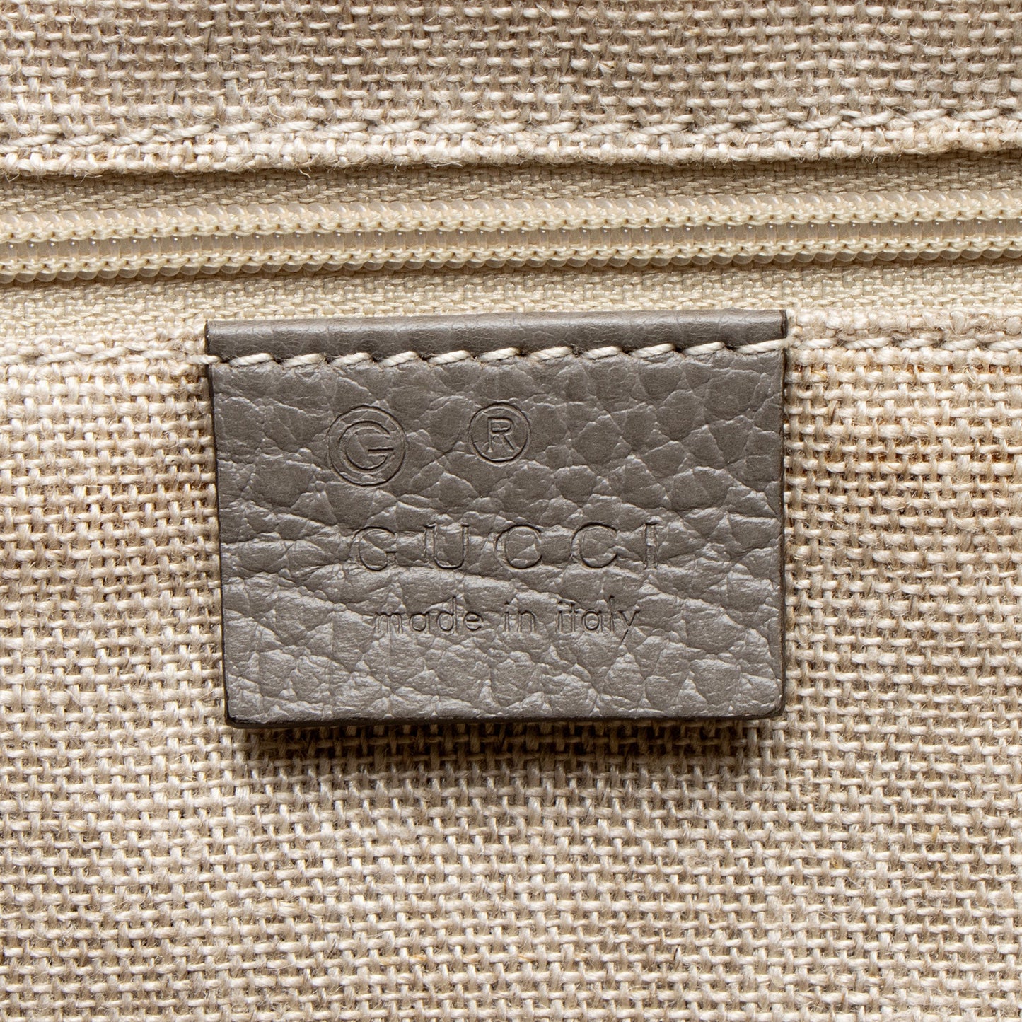 Gucci Calfskin Interlocking G Top Handle Medium Shoulder Bag