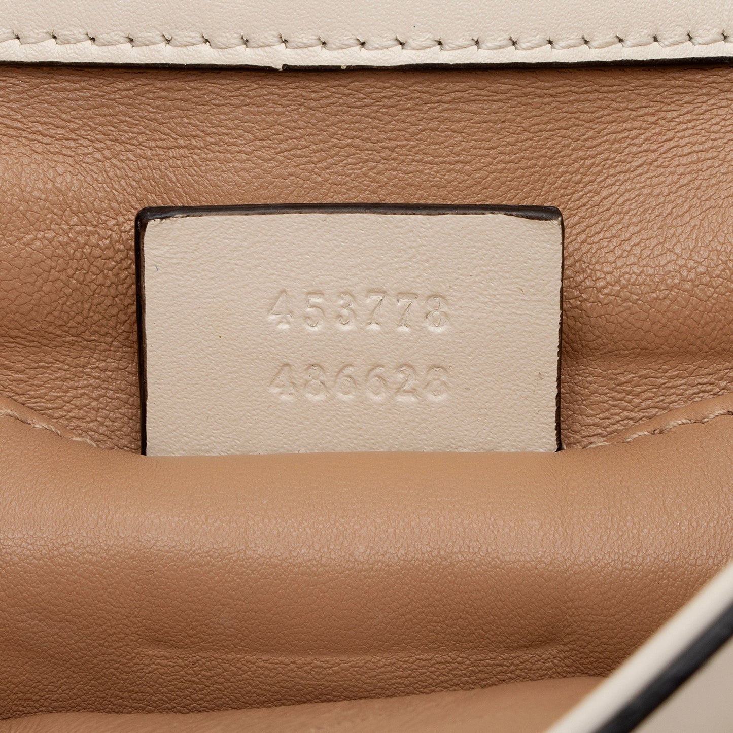 Gucci Calfskin Pearl Bee Broadway Mini Shoulder Bag (SHF-tRht4u)