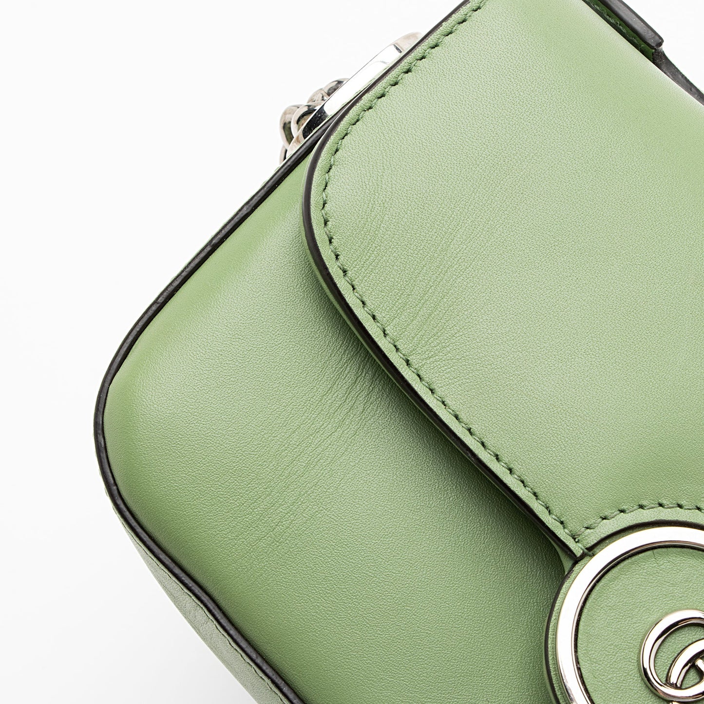 Gucci Calfskin Petite GG Mini Shoulder Bag