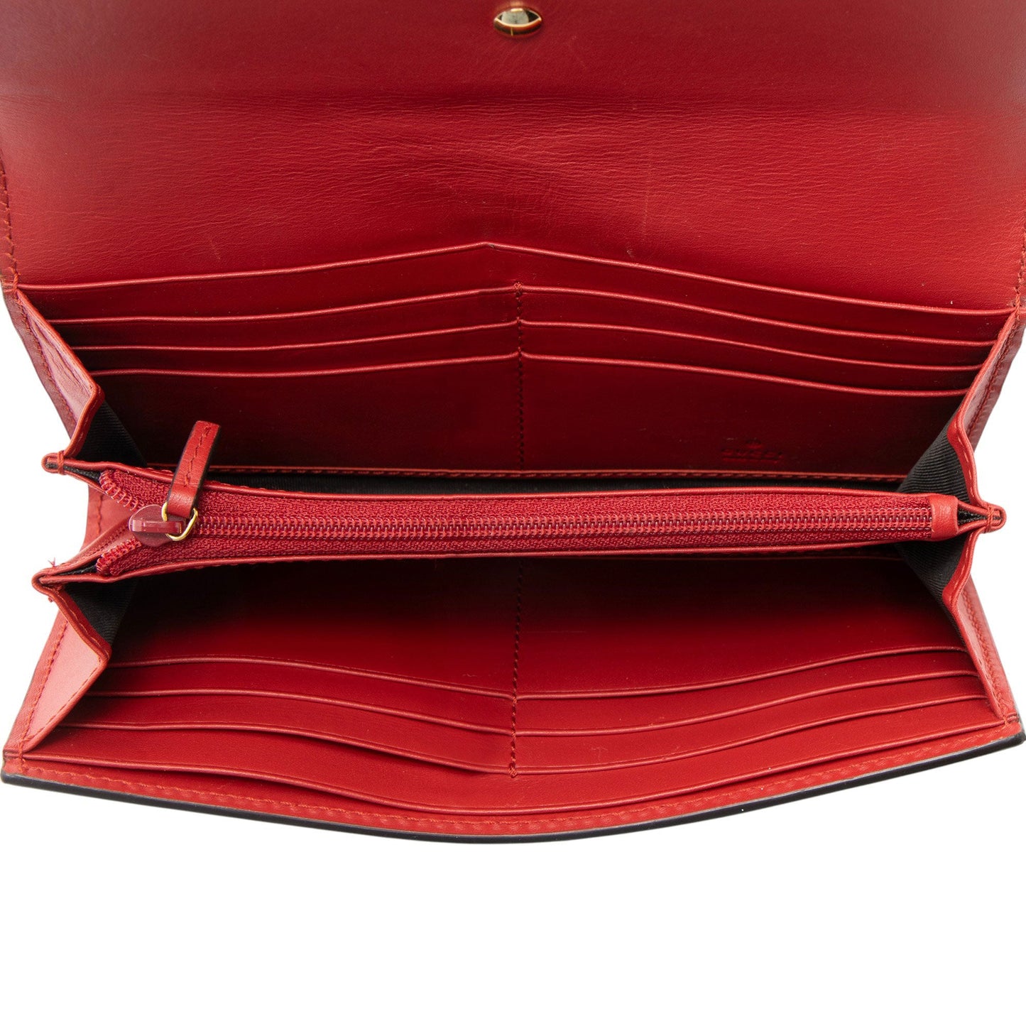 Gucci Calfskin Sylvie Continental Wallet