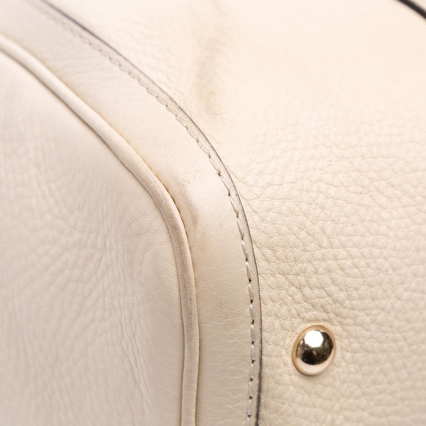 Gucci Calfskin Web Joy Boston Bag