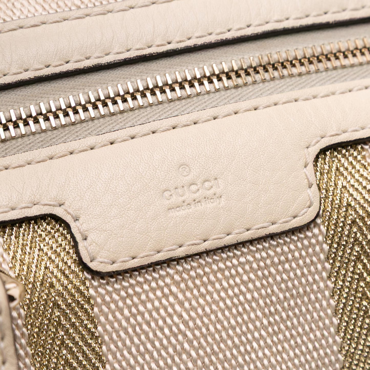 Gucci Calfskin Web Joy Boston Bag