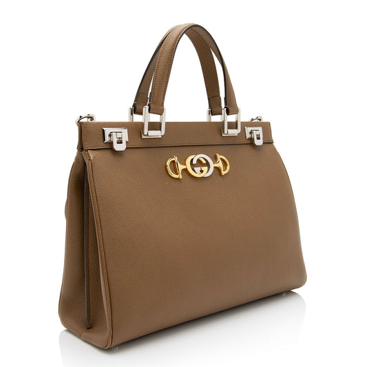Luxury Gucci Calfskin Zumi Medium Tote (SHF-OWqKR6)