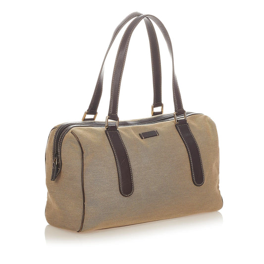 Gucci Canvas Boston Bag (SHG-31833)