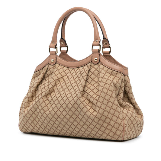 Gucci Canvas Diamante Sukey Tote (SHG-ImLLQU)