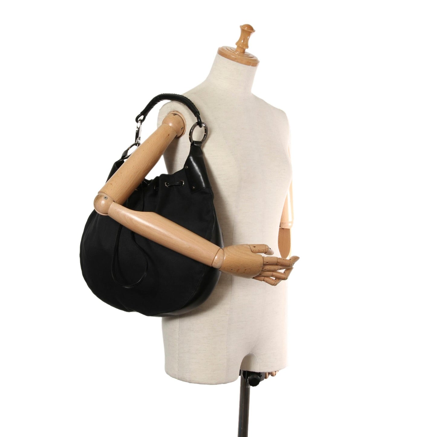 Gucci Canvas Drawstring Hobo Bag (SHG-32127)